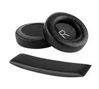 Geekria Coussinets d'oreille et bandeau compatibles avec casque AKG K845BT/ K845/ K545, pièces de rechange (noir)