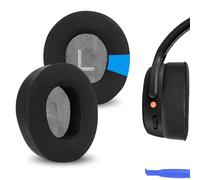 Geekria Coussinets d'oreille sport en gel rafraîchissant compatibles avec casque Skullcandy Crusher ANC 2 (noir)