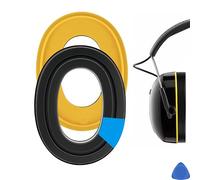 Geekria Coussinets en gel pour casque 3M WorkTunes (90541, 90542, 90543, 90544)/Peltor Sport (TAC100/300/500)/ZOHAN (EM033/ 037/042)/PROHEAR (032/033/037) (noir + jaune)