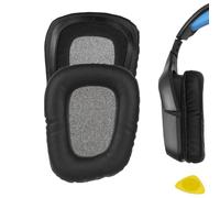 Geekria Coussinets pour Logitech G35 G930 G430 F450 Headphone Casque Oreille Pad/Oreille Coussin/Coussinets réparation pièces en Velours (Noir)
