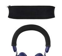 Geekria Couvre-bandeau en tissu flexible compatible avec casque Jabra Elite 45h, Evolve2 65 UC, Evolve2 40 UC, pièce de rechange pour réparation (noir)