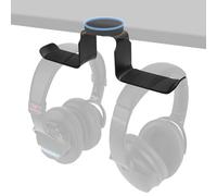Geekria Double Support magnétique pour Casque, Crochet en Aluminium avec Aimant Puissant, Porte-Casque pour Bureau, Patins en Caoutchouc antidérapants, pour 2 Casques, Gaming & Bureau (Noir)