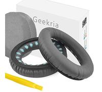 Geekria Earpad Replacement for Bose SoundTrue, QC35, QC25, QC2, QC15, AE2, AE2i, AE2w Around-Ear Headphone Replacement Ear Pad / Ear Cushion / Ear Cups / Ear Cover / Earpads Repair Parts (Dark Gray)