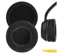 Geekria Earpad Replacement for Skullcandy Hesh, Hesh 2 Bluetooth Wireless Headphones Replacement Ear Pads/Ear Cushions/Ear Cups/Ear Cover/Earpad Repair Parts (Black/Protein Leather)