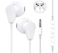 Geekria Écouteurs de Jeu 3,5 mm pour Google Stadia, PS4, New Xbox One, Ordinateur Portable, Tablette, PC, téléphones Portables, écouteurs avec Microphone et contrôle du Volume, Casque stéréo HiFi
