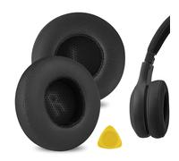 GEEKRIA EJZ253-01 QuickFit Coussinets de rechange en cuir protéiné pour casque JBL E35, E45bt, E45 Noir