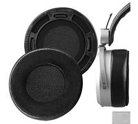 Geekria Elite Coussinets de rechange en peau de mouton et velours pour casque Hifiman HE400SE, HE 400/400I/400S, HE 560/560I, HE500 HE300, HE350, SUNDARA (Noir)