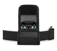 Geekria Étui de protection avec clip pour sangle de sac compatible avec Skullcandy EcoBuds, Rail, Smokin' Buds, Indy ANC, Dime 2, Dime 3