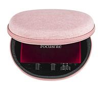 Geekria Étui de protection compatible avec Focusrite Scarlett S0lO 3e génération, coque rigide de rechange pour interfaces audio, sac de transport avec rangement pour câbles (rose)
