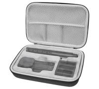 Geekria Étui de protection pour caméra d'action - Étui de transport compatible avec caméra d'action Insta360 X5, X4, sac de rangement de voyage avec rangement pour câble (gris foncé), gris foncé