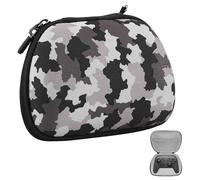 GEEKRIA Étui de Rangement Compatible avec Steam Controller, Razer V2 Pro, Wolverine V3 Pro, Victrix, Luna - Sac de Voyage Rigide de Protection (Camouflage)