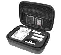 Geekria Étui de transport compatible avec DJI Osmo Action 6, 5 Pro, 4, 3, étui de rangement de voyage rigide avec rangement de câble pour accessoires Action5 Pro (gris foncé)