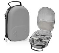 GEEKRIA Étui de Transport pour Casque VR Shield Compatible avec Meta Q3S, Coque Rigide, Sac de Rangement pour Accessoires de Jeu VR avec bandoulière, pour Voyage et Usage Domestique (Gris)