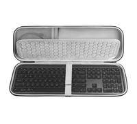 Geekria Étui de transport pour clavier compatible avec Logitech MX Keys S, MX Keys Advanced et Microsoft Wireless Surface Keyboard
