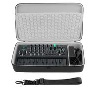 GEEKRIA Étui de transport pour interface audio, compatible Arturia - MicroFreak/MicroBrute UFO/DrumBrute Impact, sac de voyage portable en EVA à coque rigide (gris foncé)