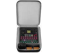 GEEKRIA Étui de transport pour interface audio, compatible avec SONICWARE Lofi-12 XT/Limited Retro Color/CyDrums/SmplTrek, EVA Hard Shell Portable Travel Bag (gris foncé)