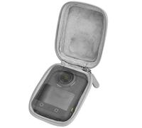 GEEKRIA Étui de transport pour Osmo 360, sac de rangement compact portable compatible avec DJI Osmo 360, étui de rangement de voyage avec dragonne, accessoires pour caméras d'action (gris clair)