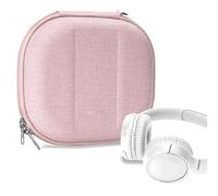 Geekria Étui de Transport Rigide Nova pour écouteurs Supra-Auriculaires JBL Tune 510BT, Tune 660NC, Tune 560BT, Tune 500BT et Jr 310BT, avec Rangement pour câbles (Rose)