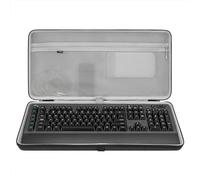 Geekria Étui de transport rigide pour clavier, compatible avec clavier Logitech G613 et souris de jeu G305 (gris foncé)