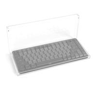GEEKRIA Étui de Voyage pour Clavier mécanique Logitech MX, Clavier Compact sans Fil, Housse Anti-poussière en Acrylique avec Fermeture magnétique, Protection de Fermeture complète (Transparent)