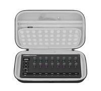 Geekria Étui de Voyage Rigide Compatible avec Novation Launch Control 3, Sac de Transport pour mixeur Audio (Gris foncé)