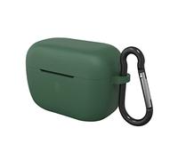 Geekria Étui en Silicone Compatible avec Les écouteurs sans Fil Sennheiser CX 500BT, étui de Transport de Protection avec Crochet Porte-clés (Vert)