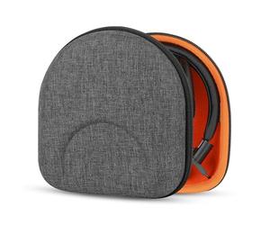 Geekria Étui pour Casque Shield Compatible avec Les modèles JLab Go Lux ANC et Audio Neon Folding/Studio Pro, étui de Transport Rigide de Rechange (Gris foncé)