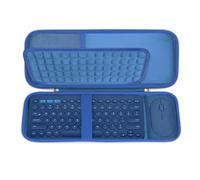 Geekria étui Rigide Compatible avec Le Combo Pebble 2, Clavier Logitech K380/k380s + Souris M350/M350s, Sac de Voyage de Protection pour Combo Clavier et Souris Pebble (Blueberry)