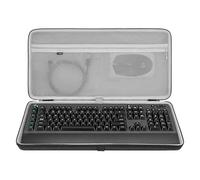 GEEKRIA Étui Rigide Coque Dure pour Clavier et Souris (Combo), Compatible avec Logitech G613 / MK540 / MK850 / MK335 / Signature MK650 / Signature MK880 (Gris foncé)