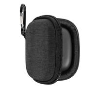 Geekria Étui Rigide de Transport Compatible avec JBL Tune 130NC TWS, Live Pro 2 TWS, Tune 230NC TWS, Tune Flex, Vibe 200TWS, étui de Voyage EVA avec Poche en Mesh & Mousqueton, Gris foncé