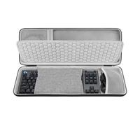 Geekria étui Rigide Hard Shell pour Combo Clavier et Souris TKL, Compatible avec Logitech G915 TKL+G502, Razer Huntsman V3 Pro TKL, Sac de Transport pour Clavier PC 87 Touches (Gris foncé)