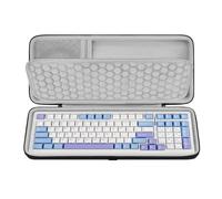 Geekria Étui Rigide pour Clavier, Compatible avec Aula F99, Logitech G316 X 98, RedThunder K95, Redragon K686 Pro / K719, Keychron K4 Pro / V5 Max, Sac de Transport Protecteur (Gris foncé)