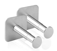 Geekria Extensible Headphone Stand Holder, Stainless Steel Stick-on with 3M Adhesive Hooks Under Desk, Stick on Smooth Wall, Dual Headset Hanger Mount for Most of The Headphones (2pcs)