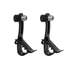 GEEKRIA for Creators - Lot de 2 pinces de microphone universelles compatibles avec Shure BETA 52A - Clips de micro réglables pour batterie - Fournitures d'instruments de musique résistants aux chocs