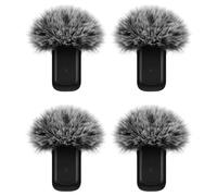 Geekria for Creators Lot de 4 pare-brises en fourrure pour Lark A1, compatible avec micro sans fil Hollyland Lark A1, micro DeadCat, protection contre le vent, pare-brise, réduction du bruit du vent