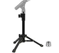 Geekria for Creators, trépied de table télescopique pour microphone, support de bureau avec pieds pliables antidérapants, compatible avec ATH AT2020USB, AT2035, AKG D5, P120, P220, Behringer