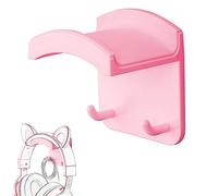 GEEKRIA Gaming Headset Support de crochet pour casque, support mural pour casque, support de casque compatible avec Razer, Bose, SONY, Sennheiser, ATH, AKG, JBL, Beats (Rose)