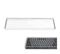 Geekria Housse Anti-poussière pour Clavier Pleine Taille, Cache-Touches en Acrylique Transparent pour Clavier mécanique 104 Touches, Compatible avec Logitech MX Mechanical