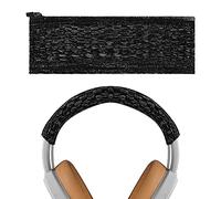 Geekria Housse de bandeau en tissu tricoté compatible avec les casques Sony WH1000XM5, WH1000XM4, WH1000XM3, coussin de protection, pièce de rechange, installation facile à faire soi-même (noir)