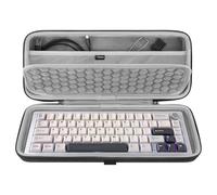 Geekria Housse de Clavier compacte 65%, étui de Voyage Rigide pour Clavier Compact 68 Touches, Compatible avec Keychron K6/ K6 Pro/Keychron Q2 Pro/ Q2 Max, HyperX Alloy Origins 65