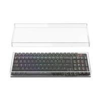 Geekria Housse de poussière pour Clavier, Couverture de Touches en acétate Clair pour Clavier mécanique à 100 Touches, Compatible avec ASUS ROG Strix Scope II 96, Glorious GMMK 2 96, Aula F99