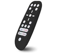 Geekria Housse de Télécommande Compatible avec Sony PlayStation 5, Coque en Silicone, Absorption des Chocs, Gaine Protectrice Totale (Noir)