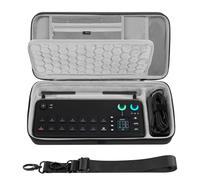 GEEKRIA Housse de Transport pour Interface Audio, Compatible avec RØDE RØDECaster Video, étui de Voyage Portable à Coque Rigide EVA (Gris foncé)