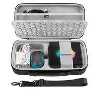 GEEKRIA Housse de Voyage Rigide pour Mini PC, Compatible avec GMKtec K11/K8 Plus/M7/M6 Ultra/K6/M5 Plus/M5 Ultra/M3 Ultra/M3, Beelink Ser5 Max/SER5 PRO/SER3/EQR6/S13 Pro/S12 (Gris foncé)