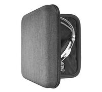 Geekria Housse Shield pour Grands Casques circumauriculaires, Housse de Transport de Voyage Rigide de Remplacement avec Rangement des câbles, Compatible avec Sennheiser HD820 (Gris foncé)
