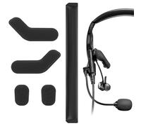 Geekria Kit de réparation pour bandeau + coussins latéraux + micro compatible avec casque d'aviation Bose Proflight Series 1/2 (noir)