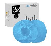 Geekria Lot de 100 paires de coques extensibles pour écouteurs hygiéniques jetables comme S0NY MDR-HW700, MDR-HW700DS, PS4 Gold, PS3, AKG K701, Q701, Senheiser HD900, HD800 Bleu