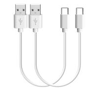 Geekria Lot de 2 câbles de charge USB pour écouteurs compatibles avec Sony WF-C710N, WI-SP510, WF-1000XM6/1000XM5/1000XM4, LinkBuds, Inzone Buds Charger, cordon de charge d'alimentation USB de
