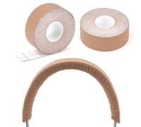 Geekria Lot de 2 cache-têtes de casque compatibles avec Sony WH-1000XM5, Skullcandy Crusher ANC, Soundcore Life Q20, installation facile à faire soi-même (Kaki/2 pièces)