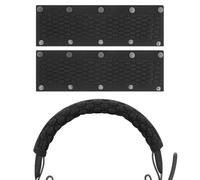 Geekria Lot de 2 Housses de Bandeau de Rechange pour Logitech Zone Wired/750/900/Wireless/300/301, Bose QC45/QC35/QC35II, Beats Studio Pro, ATH-M50x, Sony WH-1000XM6 (Noir)